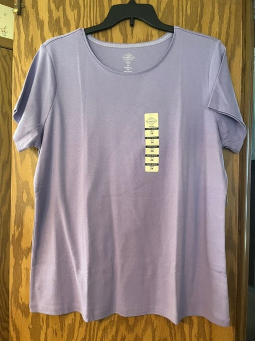 St. John's Bay Women's Essential Short Sleeve Tee, 2X